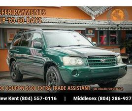 USED 2002 TOYOTA HIGHLANDER