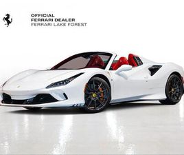 FERRARI F8 SPIDER CERTIFIED 2023 FERRARI F8 SPIDER BASE