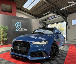 AUDI RS6 PERFORMANCE 605 CH 4.0I V8 TFSI BLEU ASCARI - GARANTIE 6 MOIS
