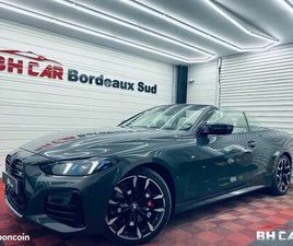 BMW SERIE 4 CABRIOLET M440I XDRIVE BMW SERIE 4 M440I CABRIOLET 3.0 I 375 XDRIVE BVA / HARMAN KARDON - SIÈGES CHAUFFANTS - PAS DE MALUS