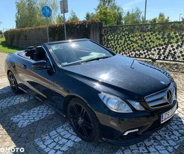 MERCEDES-BENZ KLASA E 350 CDI DPF CABRIO BLUEEFFICIENCY 7G-TRONIC AVANTGARDE