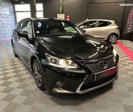 LEXUS CT 200H F-SPORT 1,8 VVT-I 136CH CVT / BOITIER ETHANOL / SUIVI COMPLET LEXUS / CHASSIS SPORT / SIEGES CH