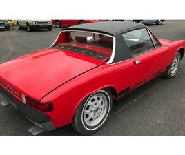 PORSCHE 914 1972 PORSCHE 914 ROUGE MANUEL, 5 VITESSES CONDUITE À GAUC...