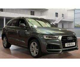 2018 AUDI Q3 2.0 TDI S LINE EDITION SUV 5DR DIESEL S TRONIC QUATTRO EURO 6 (START/STOP) (184 PS SUV DIES...