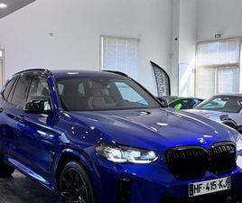 BMW X3 M COMPÉTITION G01 LCI 3.0 510CH X-DRIVE - SAN MARINO BLUE - IMMAT ?? - CARBONE - SUIVI BMW