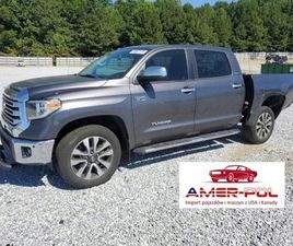 TOYOTA TUNDRA 2019, CREW MAX LIMITED, 5.7 L, OD UBEZPIECZALNI 5.7 BENZYNA