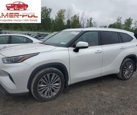 TOYOTA HIGHLANDER TOYOTA HIGHLANDER PLATINUM 2022 3.5L 3.5 BENZYNA 295KM