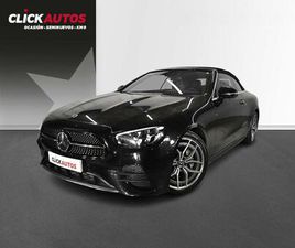 MERCEDES CLASSE E CABRIOLET E 220 MERCEDES-BENZ CLASE E 2.0 194CV 220DA CABRIO AMG LINE PREMIUM PLUS