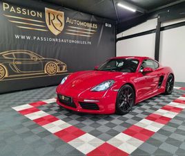 PORSCHE 718 CAYMAN S PORSCHE 718 CAYMAN S 2.5 L 350 CH – PDK PACK CARBONE / ROUGE CARMIN