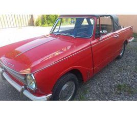 1968 TRIUMPH HERALD ROUGE MANUEL, 4 VITESSES CONDUITE À G...