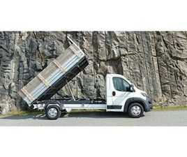 PEUGEOT BOXER 163 HK 3-VÄGS TIPP 3,65M / STÅLFLAK