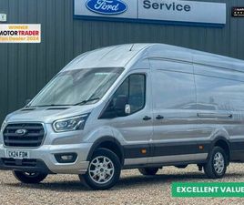 FORD TRANSIT JUMBO XLWB L4H3 HIGH ROOF 350 LIMITED AIR CON SENSORS EURO 6