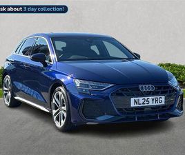 AUDI A3 2025 AUDI A3 35 TFSI S LINE 5DR S TRONIC