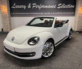 VOLKSWAGEN BEETLE CABRIO 1.4 TSI 160CH DSG COUTURE EXCLUSIVE - 48000KM - CUIR MARRON