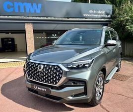 KGM / SSANGYONG REXTON 2.2D K30 COMMERCIAL PANEL VAN 5DR DIESEL AUTO 4WD EURO 6 (202 PS)