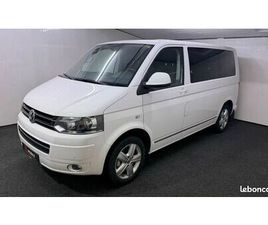 VOLKSWAGEN TRANSPORTER T5 VW T5 MULTIVAN 2.0 TDI 180 CH - 7 PLACES - ATTELAGE - SIÈGES CHAUFFANTS - CHAUFFAGE D'APPOINT - TABLE - LIT BANQUETTE