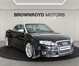AUDI A4 CABRIOLET RS4 4.2 CONVERTIBLE 2DR PETROL MANUAL QUATTRO (336 G/KM, 415 BHP)