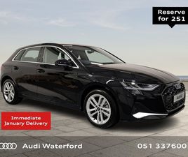 AUDI A3 SPORTBACK 30 TDI SPORTBACK 30 TDI 115HP SE PCP FROM €465 PER MONTH