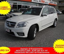 MERCEDES GLK GLK 250 GLK 250 CDI 4MATIC BLUEEFFICIENCY PREMIUM -UNICO PROPRIET.