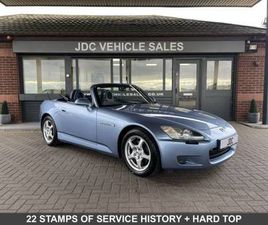 HONDA S2000 2003 HONDA S2000 2.0 ROADSTER CONVERTIBLE 2DR PETROL MANUAL (237 G/KM, 236 BHP) CONVERTIBLE PETRO...