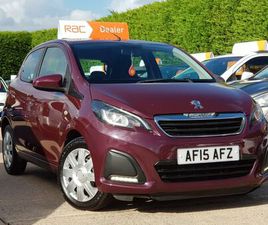 2015 PEUGEOT 108 1.0 ACTIVE HATCHBACK 5D 2-TRONIC