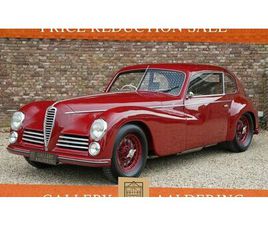 ALFA ROMEO 6C 2500 1947 ALFA ROMEO 6C ROUGE MANUEL, 4 VITESSES CONDUITE À GA...