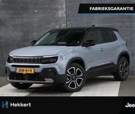 JEEP AVENGER - SUMMIT 54KWH 156PK AUTOMAAT KEYLESS ENTRY | DODE HOEK | DRAADLOOS OPLADEN | LANE ASSIST |
