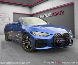 BMW SERIE 4 CABRIOLET M440I XDRIVE BMW SERIE 4 CABRIOLET G23 M440I XDRIVE 374 CH BVA8 ENTRETIEN COMPLET BMW GARANTIE BMW 12 MOIS