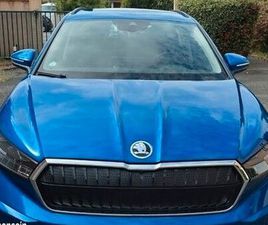 A SAISIR SKODA ENYAQ 60 BLEU RACING ÉLECTRIQUE GARANTIE SKODA 27/06/2026 ET BATTERIE 27/06/2030