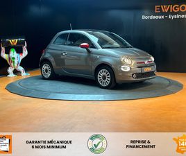 FIAT 500 1.0 70 BSG MHEV HYBRID RED START-STOP / TOIT PANORAMIQUE / CARPLAY (CHAÎNE DE DISTRIBUTION)