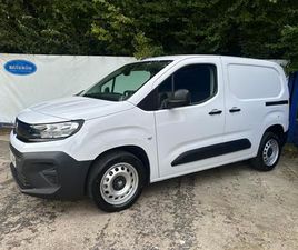 2024 VAUXHALL COMBO 1.5 TURBO D 100PS PRIME H1 VAN PANEL VAN DIESEL MANUAL