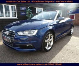 2015 AUDI A3 CABRIOLET TDI SPORT CONVERTIBLE DIESEL MANUAL