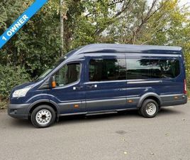 2016 16 FORD TRANSIT 2.2 TDCI 460 125BHP HDT TREND L4 H3 18 SEATER XLWB JUMBO MI
