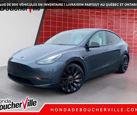 TESLA MODEL Y PERFORMANCE 2022 TESLA MODEL Y PERFORMANCE WHITE LEATHER, DUAL MOTORS, LONG RANGE