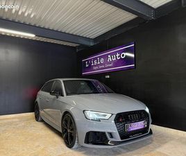 AUDI A3 SPORTBACK S3 AUDI RS3 PHASE 2 SPORTBACK 2.5 TFSI 20V GPF QUATTRO S-TRONIC 400 CV BOÎTE AUTO SIÈGE COBRA BLANC/...