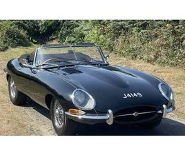 1965 JAGUAR E-TYPE NOIR MANUEL, 4 VITESSES CONDUITE À DRO...