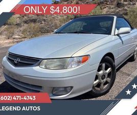 TOYOTA SOLARA USED 2000 TOYOTA CAMRY SOLARA SE V6