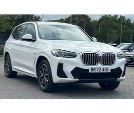 BMW X3 XDRIVE 30E 2022 BMW X3 XDRIVE 30E M SPORT 5DR AUTO SUV PLUG-IN HY AUTOMATIC