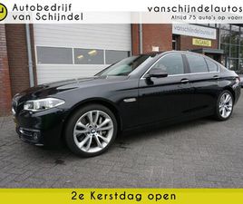 BMW 5-SERIE 550XI 8 CILINDER 449PK HIGH EXECUTIVE ORIGINEEL NEDERLANDS NIEUWPRIJS €140558! CAMERA ELECTR.SCHUIFKANTELDAK B&O ZWARTE HEMEL 19INCH LUXE LEDER STOE