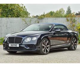 BENTLEY CONTINENTAL GTC BENTLEY CONTINENTAL 4.0 V8 GTC S AUTO 4WD EURO 6 2DR