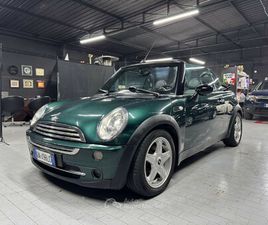MINI CABRIO ONE NEOPATENTATO