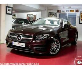 MERCEDES-BENZ CLASE E DESCAPOTABLE AUTOMÁTICO DE