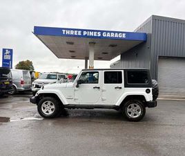 JEEP WRANGLER 2.8 CRD SAHARA 4DR AUTOMATIC 198 UNLIMITED FSH EXCELLENT EXAMPLE