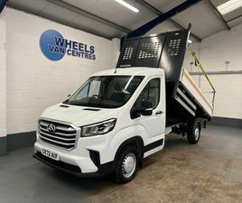 MAXUS DELIVER 9 MAXUS DELIVER 9 2.0 D20 CHASSIS CAB 2DR DIESEL MANUAL RWD L2 EURO 6 (START/STOP) (150 PS)