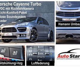 PORSCHE CAYENNE TURBO PORSCHE CAYENNE V8 TURBO°HAMANN°LUFTFEDERUNG°LEDER°BOSE°