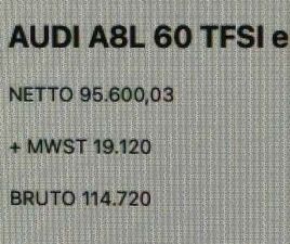 LANG 60 TFSI E PHEV QUATTRO (BRUTTO 114.720€)