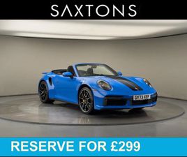 PORSCHE 911 3.7T 992 TURBO S CONVERTIBLE 2DR PETROL PDK 4WD EURO 6 (S/S) (650 PS) RARE COLOUR CONVERTIBLE 2023, 8318 MILES, £148500 - 32837602 - EXCHANGEANDMART