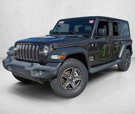 JEEP WRANGLER CONVERTIBLE UNLIMITED 2018 JEEP WRANGLER UNLIMITED 4X4 4WD SUV SPORT S CONVERTIBLE