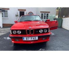 1989 BMW 6 SERIES ROUGE AUTOMATIQUE, 4 VITESSES CONDUITE...