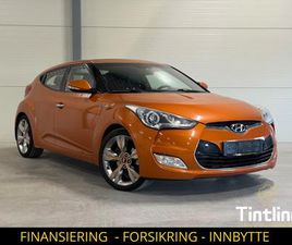 HYUNDAI VELOSTER 1.6 140HK NY SERVICE/PANO/NAVI/KEYLESS++